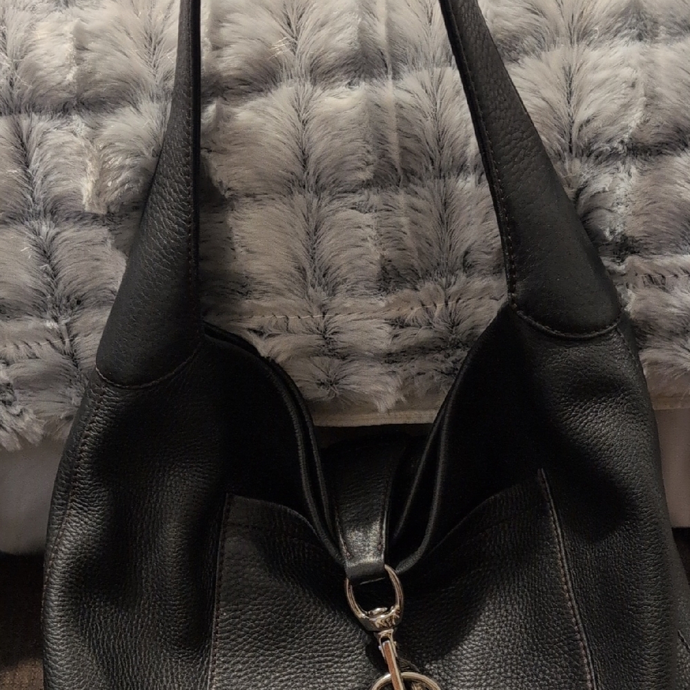 Dooney & Bourke Black Leather Hobo Bag